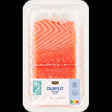 Jumbo Zalmfilet met Huid Naturel ca. 360 g