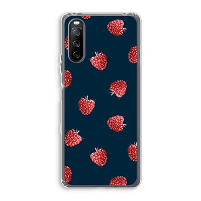 Framboosjes: Sony Xperia 10 III Transparant Hoesje