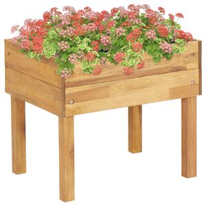 VidaXL Plantenbak verhoogd 50x40x45 cm massief acaciahout