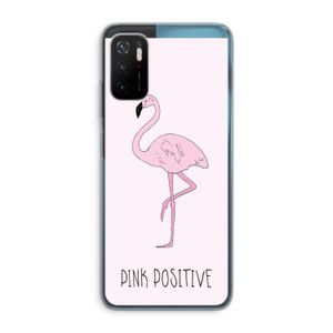 Pink positive: Xiaomi Poco M3 Pro 5G Transparant Hoesje