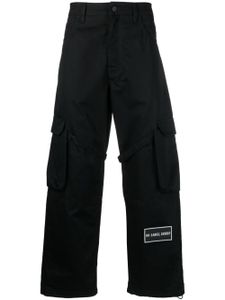 44 LABEL GROUP pantalon cargo à patch logo - Noir