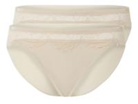 esmara 2 dames slips (Beige, XS (32/34))