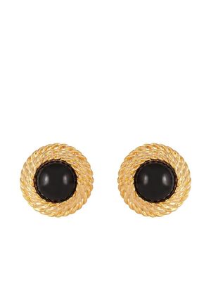 Susan Caplan Vintage boucles d'oreilles torsadées à clips (années 1990)