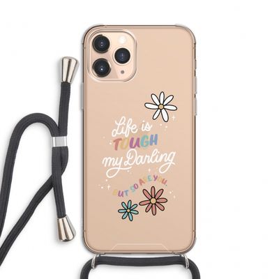 Tough Life: iPhone 11 Pro Transparant Hoesje met koord