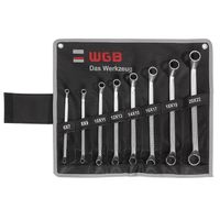 AMW Ringsleutelset gebogen 6-22mm in roltas, 8-delig
