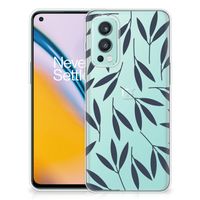 OnePlus Nord 2 5G TPU Case Leaves Blue - thumbnail