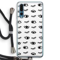 Eye pattern #2: Huawei P20 Pro Transparant Hoesje met koord