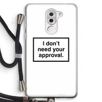 Don't need approval: Honor 6X Transparant Hoesje met koord