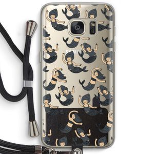 Zeemeermin: Samsung Galaxy S7 Transparant Hoesje met koord