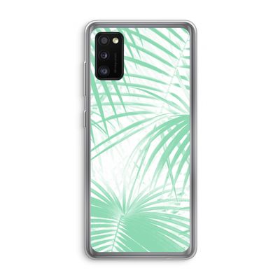 Palmbladeren: Samsung Galaxy A41 Transparant Hoesje