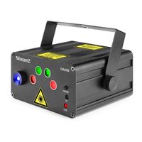 BeamZ Dahib Geschikt voor gebruik binnen Disco-laserprojector & stroboscoop Zwart - thumbnail