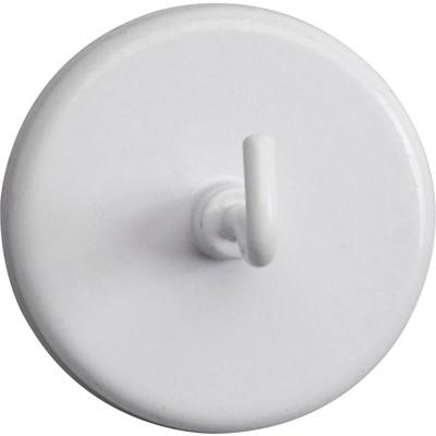 Maul Magneet (Ø x h) 47 mm x 36 mm Rond, Met haak Wit 5 stuk(s) 6159002