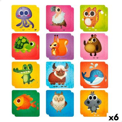 Memory Spel Lisciani Giochi Kinderpuzzel Tactiel 24 Onderdelen