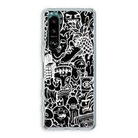 Vexx Black Mixtape: Sony Xperia 5 III Transparant Hoesje
