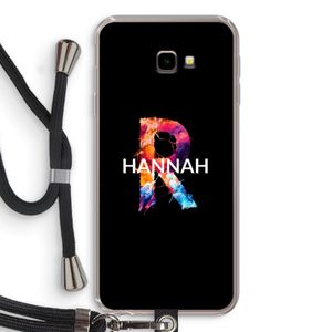Abstract Spectrum: Samsung Galaxy J4 Plus Transparant Hoesje met koord