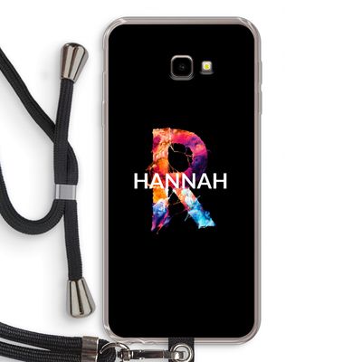 Abstract Spectrum: Samsung Galaxy J4 Plus Transparant Hoesje met koord