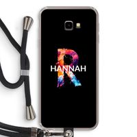 Abstract Spectrum: Samsung Galaxy J4 Plus Transparant Hoesje met koord