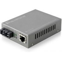 LevelOne FVS-3120 netwerk media converter 100 Mbit/s Single-mode Grijs - thumbnail