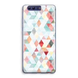 Gekleurde driehoekjes pastel: Honor 9 Transparant Hoesje