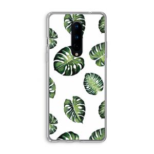 Tropische bladeren: OnePlus 8 Transparant Hoesje