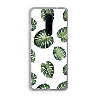 Tropische bladeren: OnePlus 8 Transparant Hoesje