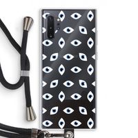Eyes pattern: Samsung Galaxy Note 10 Plus Transparant Hoesje met koord Eyes pattern: Samsung Galaxy Note 10 Plus Transparant Hoesje met koord