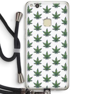 Weed: Huawei Ascend P10 Lite Transparant Hoesje met koord