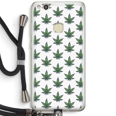 Weed: Huawei Ascend P10 Lite Transparant Hoesje met koord