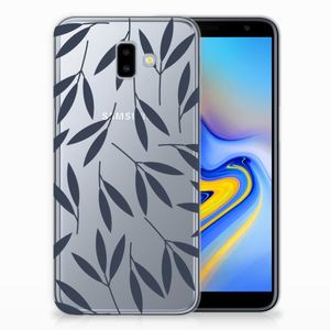 Samsung Galaxy J6 Plus (2018) TPU Case Leaves Blue