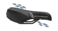 VELO saddle plush "deep channel" black