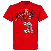 Ronaldo Manchester Script T-Shirt