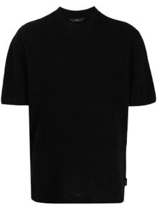 Hevo t-shirt en maille à encolure ras du cou - Noir