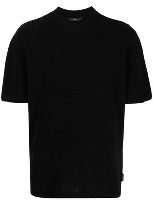 Hevo t-shirt en maille à encolure ras du cou - Noir