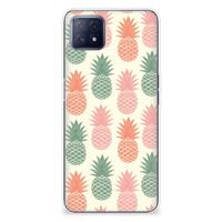 OPPO A53 5G | OPPO A73 5G | Siliconen Case | Ananas