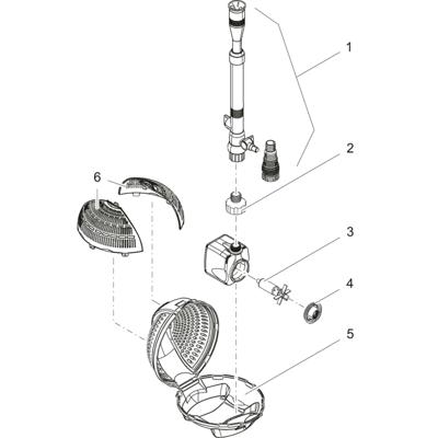 Pontec PondoVario 1000-2500 Filterschaal Fijn - Heldere Vijver, Eenvoudig Onderhoud