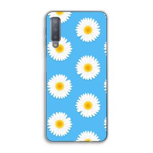 Margrietjes: Samsung Galaxy A7 (2018) Transparant Hoesje