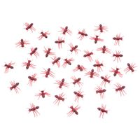 Decoratie mieren - 4 cm - rood/bruin - 20x - horror/griezel decoratie dierenA - Feestdecoratievoorwerp
