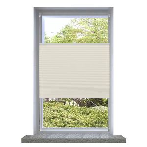 VidaXL Plisséjaloezie 60x125 cm crème