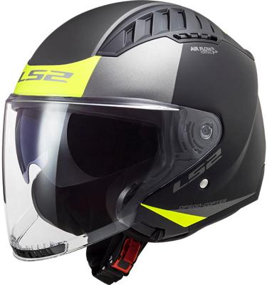 LS2 Helmet of600 copt. ii urbane xl black/yellow