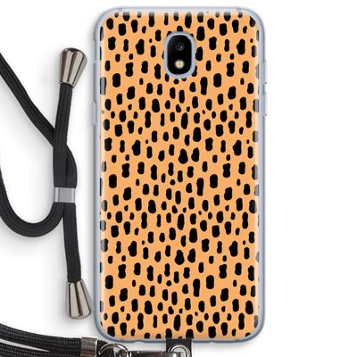 Panter: Samsung Galaxy J5 (2017) Transparant Hoesje met koord