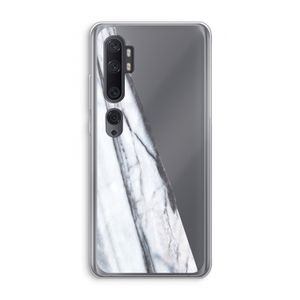 Gestreepte marmer: Xiaomi Mi Note 10 Pro Transparant Hoesje