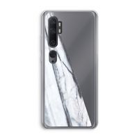 Gestreepte marmer: Xiaomi Mi Note 10 Pro Transparant Hoesje