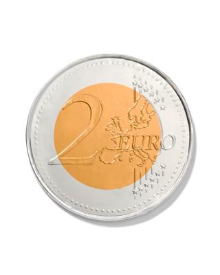 051 Melkchocolade 2 Euro Munt Ø12cm