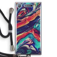 Chameleon Sun: Sony Xperia XZ1 Transparant Hoesje met koord