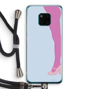 Pink panty: Huawei Mate 20 Pro Transparant Hoesje met koord
