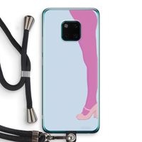 Pink panty: Huawei Mate 20 Pro Transparant Hoesje met koord