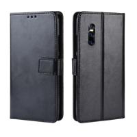 Retro Crazy Horse textuur horizontale Flip leren Case voor VIVO V15 Pro met houder & kaartsleuven & Foto Frame(Black)