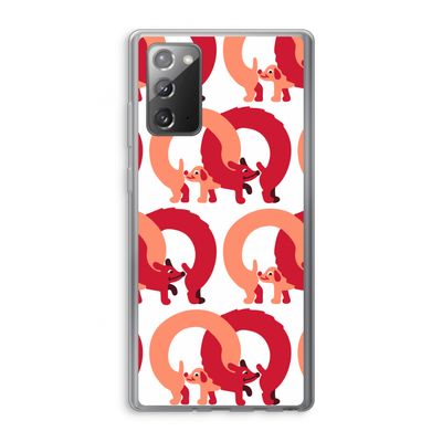 Dogs: Samsung Galaxy Note 20 / Note 20 5G Transparant Hoesje