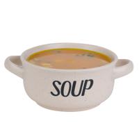 Soepkom van aardewerk - Creme wit - Dia 13,5 cm - 470 ml - Servies - Soepkommen Soepkom van aardewerk - Creme wit - Dia 13,5 cm - 470 ml - Servies - Soepkommen