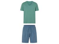 LIVERGY Heren pyjama (L (52/54), Groen/blauw)